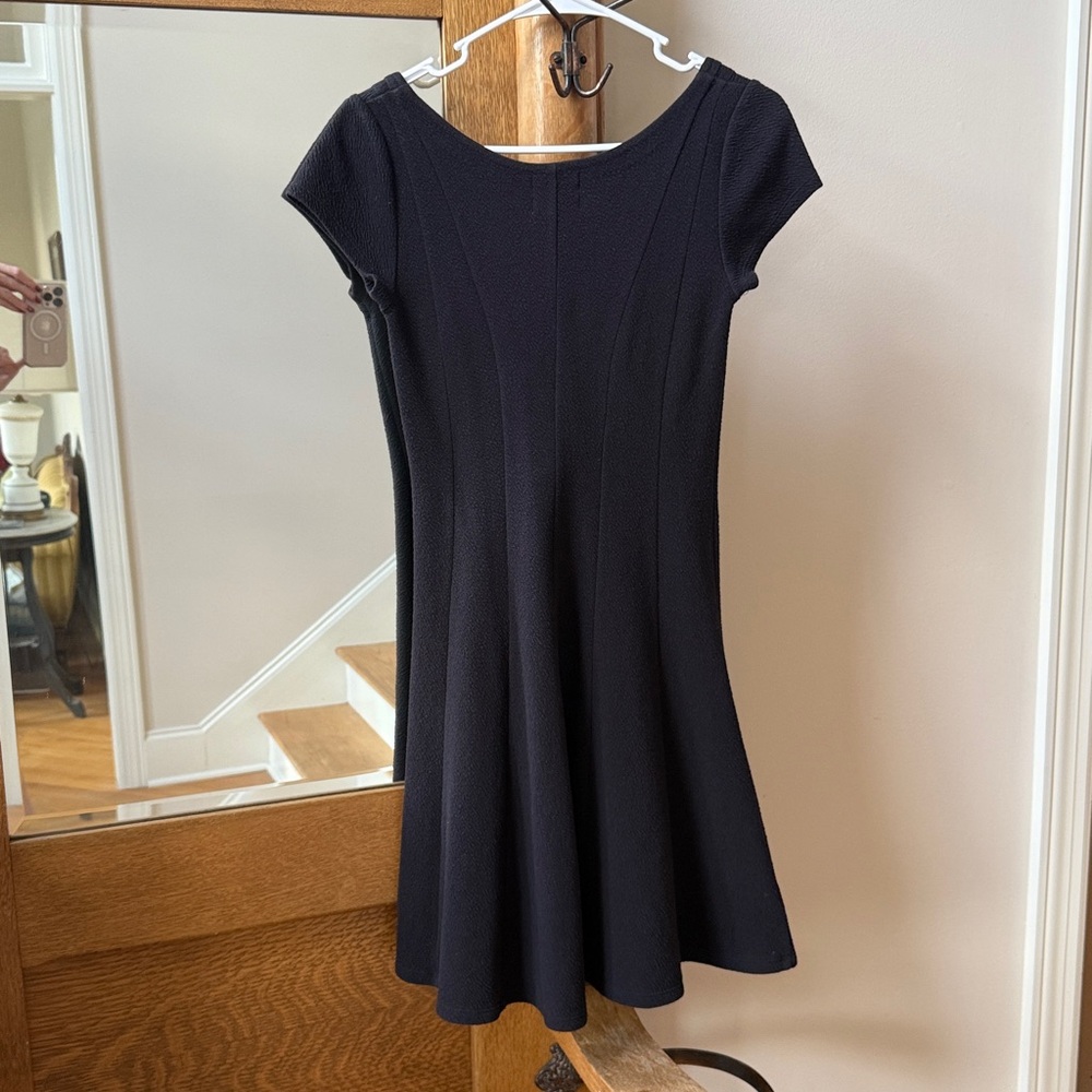 Maeve Black Fit-and-Flair Short Sleeve Dress - Picture 6 of 6